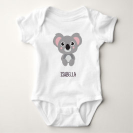 Body Para Bebé Koala Bear Cute Chicas Nombre