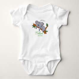 Body Para Bebé Koala divertido en hibernación - Frase de animal d