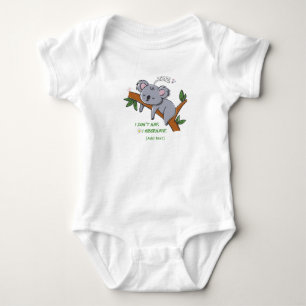 Body Para Bebé Koala divertido en hibernación - Frase de animal d
