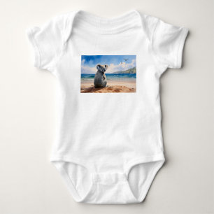 Body Para Bebé Koala mirando el océano