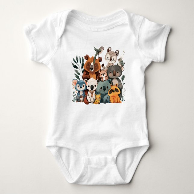 Body Para Bebé Koalas Baby Bodysuit (Anverso)