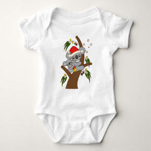 Body Para Bebé Koalas del navidad