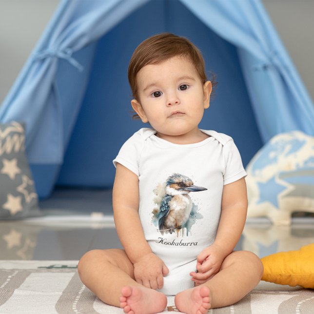 Body Para Bebé Kookaburra en una sucursal, personalizado (Subido por el creador)