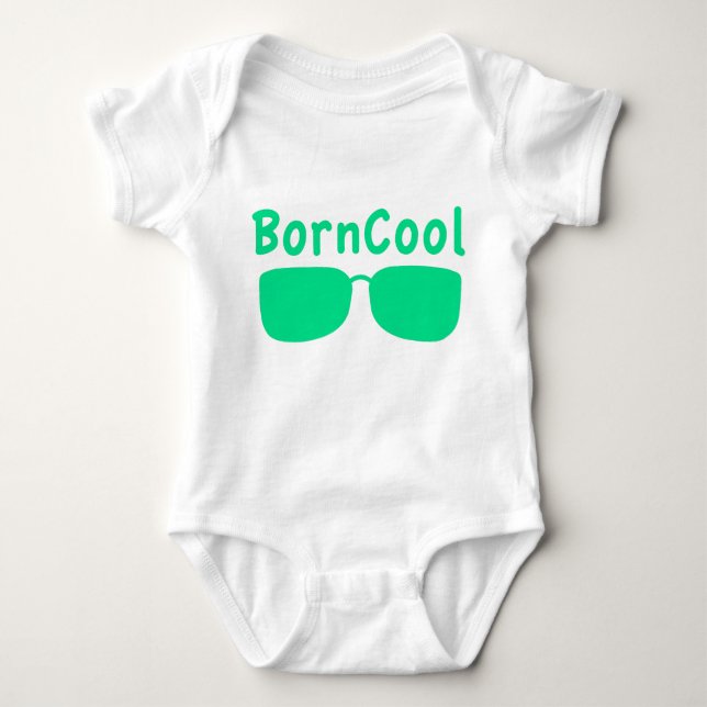 Body Para Bebé Kortärmad babybody med BornCool-tryck (Anverso)