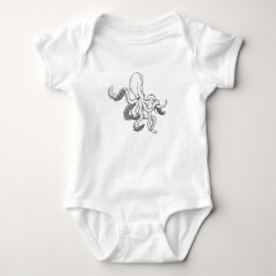 Body Para Bebé Kraken Octopus Baby Bodysuit