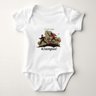 Body Para Bebé Krampus Chases Kid