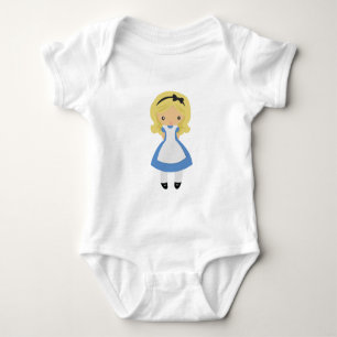 Body Para Bebé KRW Alicia linda en el país de las maravillas