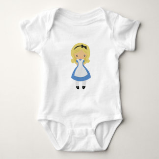 Body Para Bebé KRW Alicia linda en el país de las maravillas
