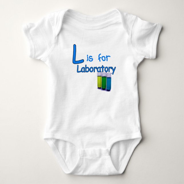 Body Para Bebé L está para el laboratorio (Anverso)