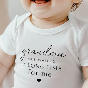 Body Para Bebé La abuela ha esperado bebé
