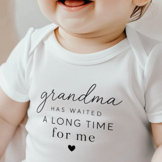 Body Para Bebé La abuela ha esperado bebé
