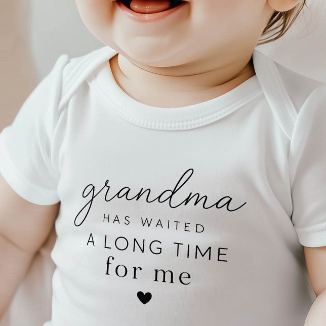 Body Para Bebé La abuela ha esperado bebé (Subido por el creador)
