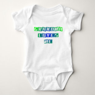 Body Para Bebé La abuela me ama enredadera infantil