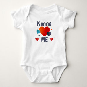 Body Para Bebé La abuela Nonna me ama
