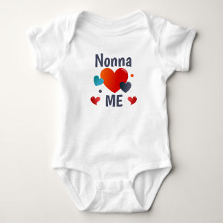 Body Para Bebé La abuela Nonna me ama