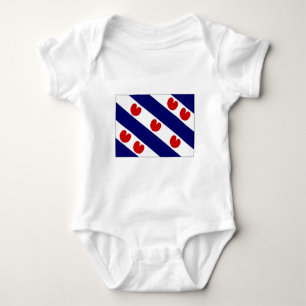 Body Para Bebé La bandera holandesa de Frisia