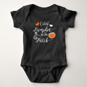 Body Para Bebé la calabaza más linda del parche