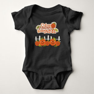 Body Para Bebé La calabaza más linda en el remiendo