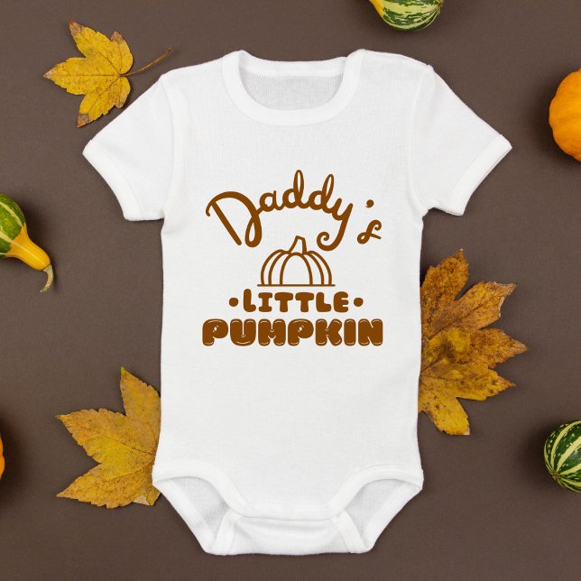 Body Para Bebé La calabaza pequeña de papá | Traje para niños caí (Subido por el creador)