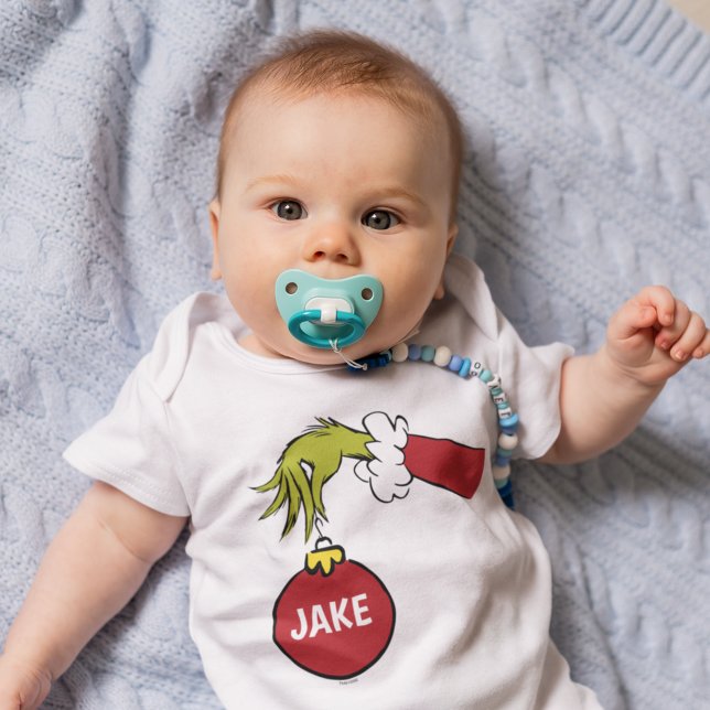 Body Para Bebé La Camiseta del Grinch con Nombre Personalizado (Subido por el creador)