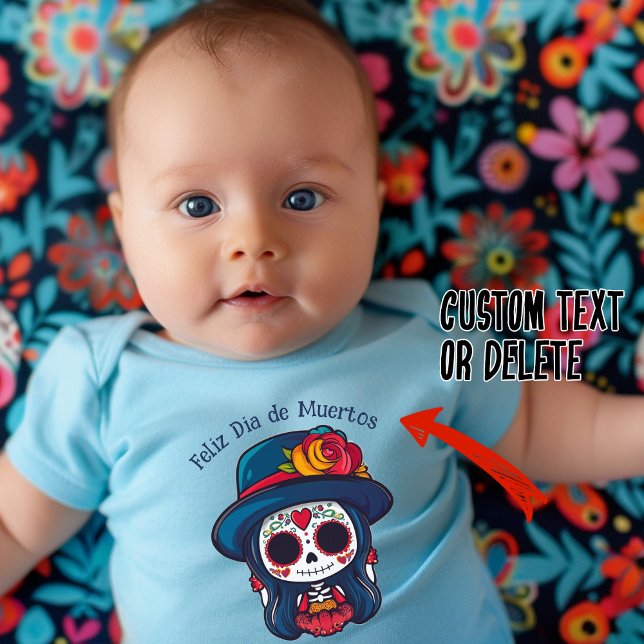 Body Para Bebé 💖 La Catrina Camiseta (💖 La Catrina T-Shirt Baby Bodysui)