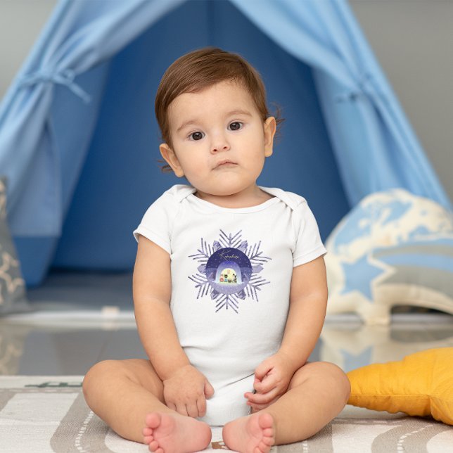 Body Para Bebé La celebración de nieve de Edo-Neko (Subido por el creador)