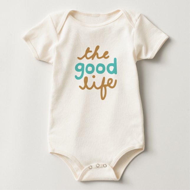 Body Para Bebé La cita de la buena vida (Anverso)