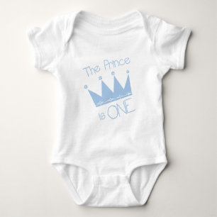 Body Para Bebé La Corona del Príncipe Camisas de Cumpleaños y reg