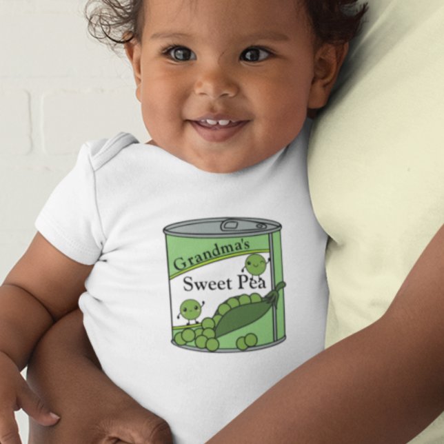 Body Para Bebé La dulce guisante de la abuela (Subido por el creador)