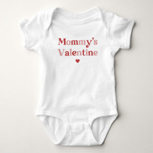 Body Para Bebé La El día de San Valentín de mamá, Valentine Cute