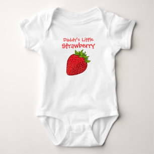 Body Para Bebé La fresa de papá