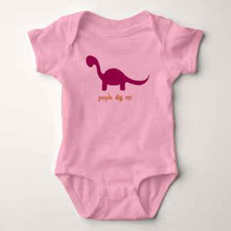 Body Para Bebé La gente cava Mí-Rosado