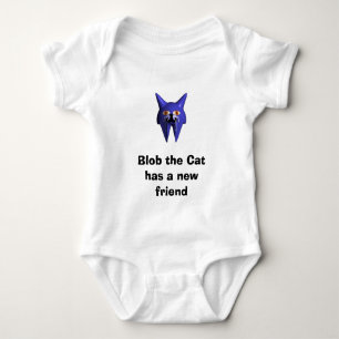 Body Para Bebé La gota el gato tiene un nuevo amigo
