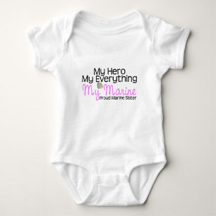 Body Para Bebé La hermana marina mi héroe
