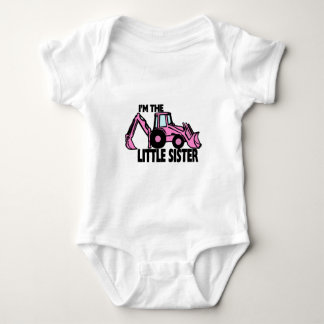 Body Para Bebé La hermana pequeña Backhoe