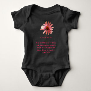 Body Para Bebé La hierba se seca, la flor se desvanece...