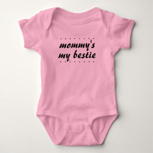 Body Para Bebé La hija de una niña bebé, mi madre es mi mejor ami