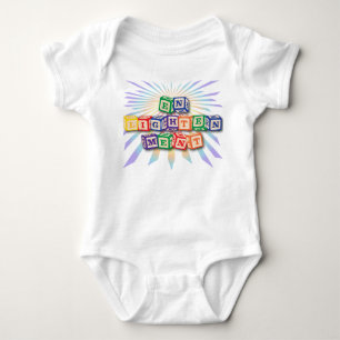 Body Para Bebé La Ilustración bloquea el traje de bebé