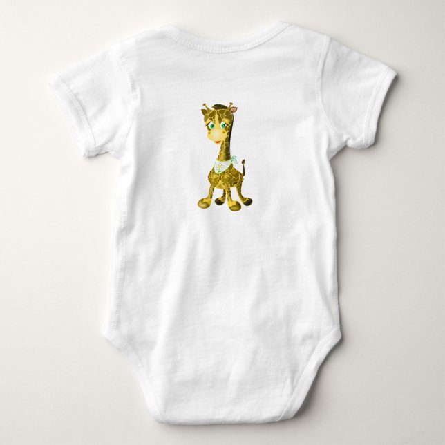 Body Para Bebé La jirafa del bebé chiquito (Reverso)