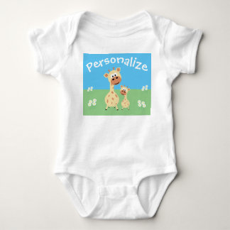 Body Para Bebé La jirafa personalizada con salsa