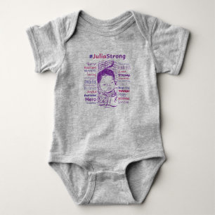 Body Para Bebé ¡La lucha de Julia de la ayuda!  #JuliaStrong
