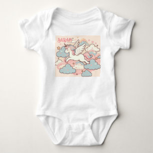 Body Para Bebé La Magia de Unicornios (Personaliza con un Nombre)