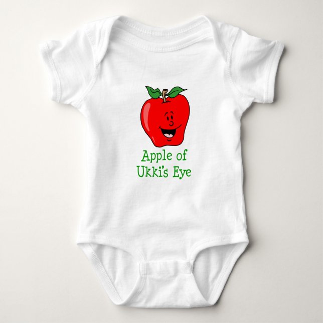 Body Para Bebé La manzana del ojo de Ukki (Anverso)