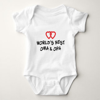 Body Para Bebé La mejor camiseta de Oma y de Opa del mundo