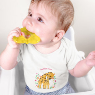 Body Para Bebé La mejor jirafa de mamá y bebé