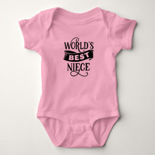Body Para Bebé La mejor sobrina del mundo genial
