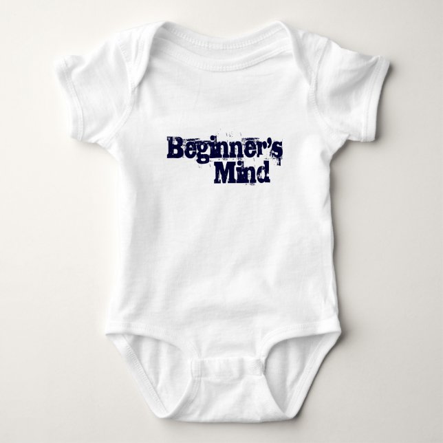 Body Para Bebé La mente del principiante (Anverso)