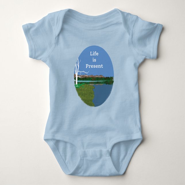 Body Para Bebé La montaña está llamando (Anverso)