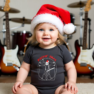 Body Para Bebé 🎵🎸🎄 La Navidad de bebé está rockeando