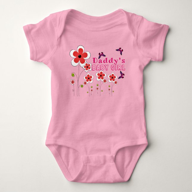 Body Para Bebé La niña de papá  (Anverso)